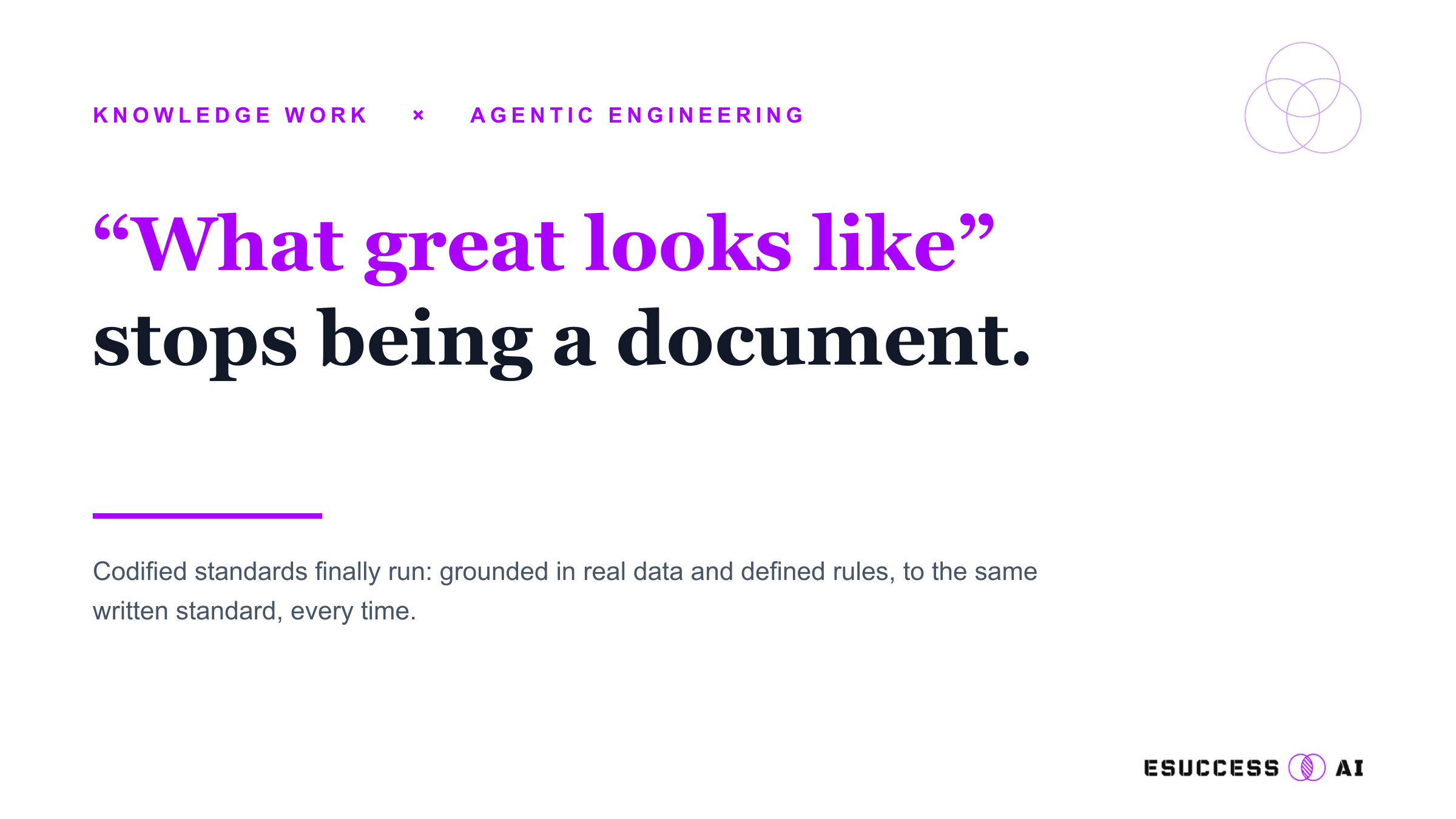 Stop Being a Document
